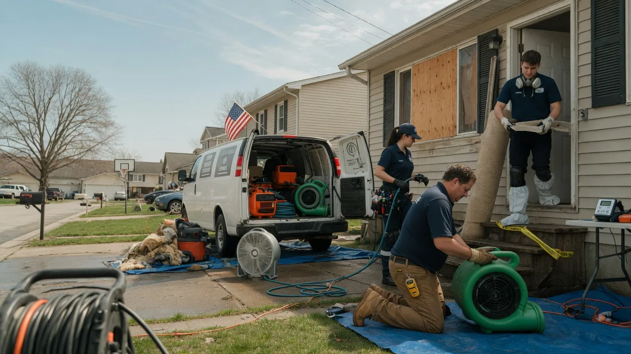Water Damage Restoration in Humboldt, KS near me